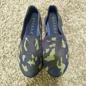 Serra | Camouflage Slip on Flats